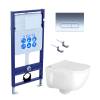 Комплект Aquatek Дива SET AQUATEK ДИВА-017 4в1 кнопка черный матовый