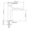 Смеситель для умывальника Wasserkraft Weida 3103, хром фото 4