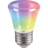 Лампа светодиодная Feron E27 1W RGB прозрачный LB-372 38134