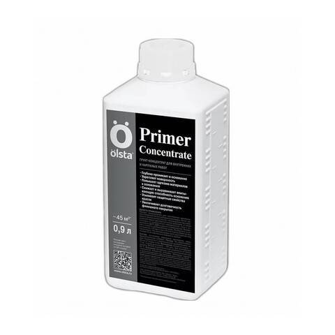 Грунт-концентрат для внутренних и наружных работ Olsta Primer Concentrate 0.9 л