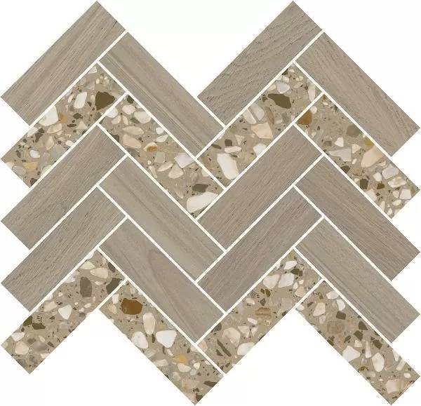 Мозаика Kerama Marazzi Монтиони T042/SG5269 мозаичный коричневый светлый 34x35.5