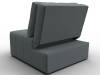 Кресло-кровать Лига Диванов Лига-107 (80) 134892 Серый фото 5