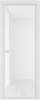 Межкомнатная дверь Profil Doors 1 AV цвет профиля Вайт, стекло безопасное 6 мм белый триплекс 700x2000