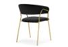 Стул Woodville Kamelia 1 15718 black/gold фото 5