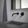 Смеситель для раковины Abber Wasser Kreis AF8112B скрытого монтажа, черный матовый фото 2