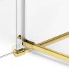 Дверь в нишу NEW TRENDY AVEXA GOLD BRUSHED 130x200 EXK-1725 (брашированное золото) фото 10