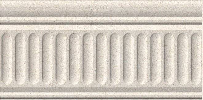 Бордюр Kerama Marazzi Золотой пляж 19021/3F светлый беж структурированный 9.9x20