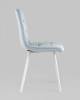 Стул Stool Group Chilly OS-2011 HLR-17 wl велюр серо-голубой (ножки белые) фото 3