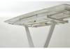 Стол Woodville Alarti 493185 gloss statuario white sintered stone/white 120(180)x80x76 фото 6