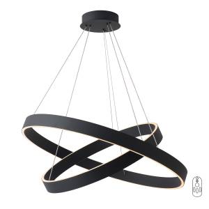 Большая подвесная светодиодная люстра Crystal Lux TRON SP123W LED BLACK