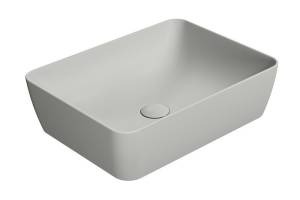 Раковина GSI Nubes 903717 серый матовый, 50x38