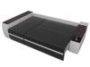Угловой диван Лига Диванов Ричмонд 115024L левый угол Черный\Белый\Белый 246/150/80 фото 6