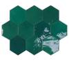 Керамическая плитка WOW Zellige Hexa 122086 Emerald 10.8x12.4