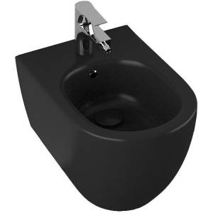 Биде подвесное Isvea Infinity 10NF41001SV-2N черный матовый