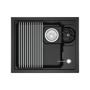 Кухонная мойка Granula Kitchen Space Rinzer 5505RU шварц, 55x45