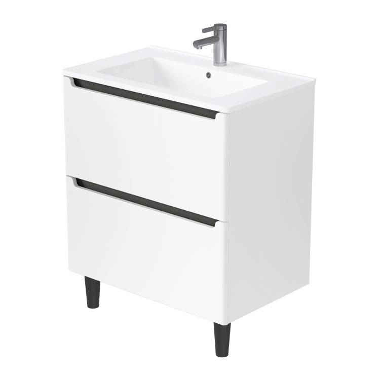 Тумба под раковину 1MarKa Coda Ц0000042341 перламутр белый, 65x47.1x88.7