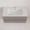 Тумба под раковину Style Line Марокко 100 ЛС-00002490 подвесная, 2 ящика, тауп темный фото 9
