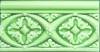 Бордюр Adex Modernista ADMO4005 Relieve Bizantino C/C Verde Claro 7.5x15
