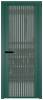 Межкомнатная дверь Profil Doors 3 AGP цвет профиля Зеленый воск, стекло безопасное 6 мм комфорт серый 600x2000