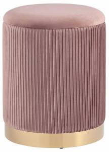 Пуф-сундук Stool Group Шарлотта 19A205VA-8167-30 велюр розовый с ящиком