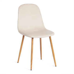 Стул Tetchair Breeze (mod. 4724) 20088 светло-бежевый, натуральный, велюр