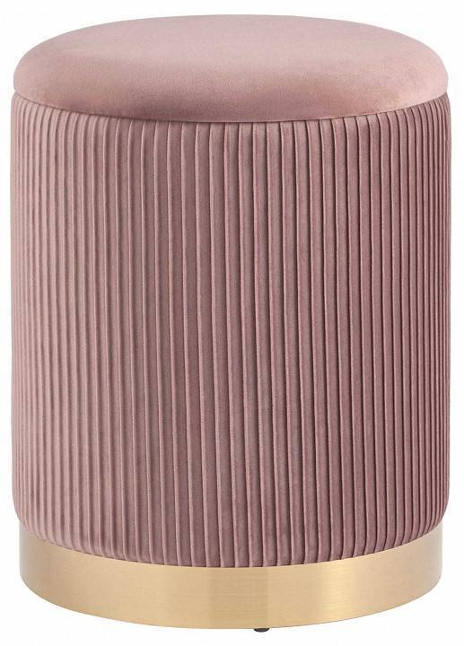 Пуф-сундук Stool Group Шарлотта 19A205VA-8167-30 велюр розовый с ящиком