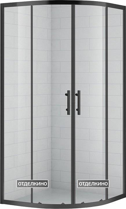 Душевой уголок Cezares Eco O R 2 90 C NERO