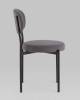 Набор из 4 стульев Stool Group Бриф SN AV 477-C89-9005-K X4 темно-серый, велюр фото 4
