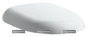 Крышка-сиденье Laufen Florakids 9103.1 красная, с микролифтом, петли хром