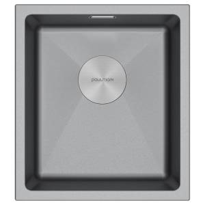 Мойка кухонная Paulmark Lumi 41Uni LU41-GRM Серый Металлик, 41x46