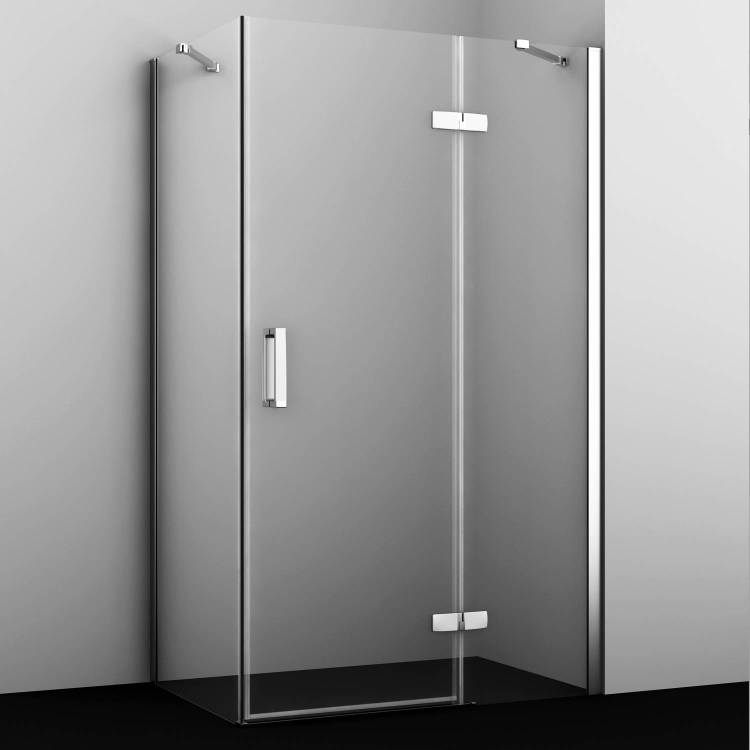 Душевой уголок Wasserkraft Aller 10H06RWHITE профиль хром, белый, стекло прозрачное, 120x80x200