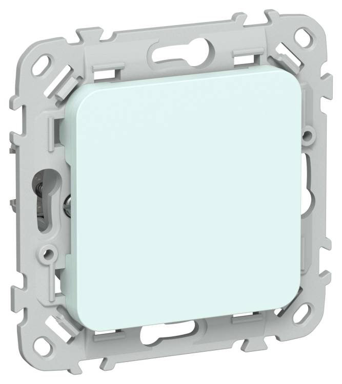 Заглушка с суппортом IEK Flite FI-PL10-K94 холодный лед