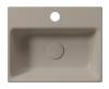 Раковина GSI Nubes 9684105 серый беж матовый, 40x32 фото 2