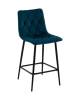 Стул полубарный Stool Group Одди Diamond AV 443PB-Cdoc-9005(PP) синий, велюр