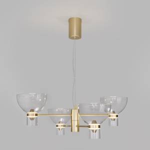 Подвесной светодиодный светильник Eurosvet Vial 204053 LED латунь