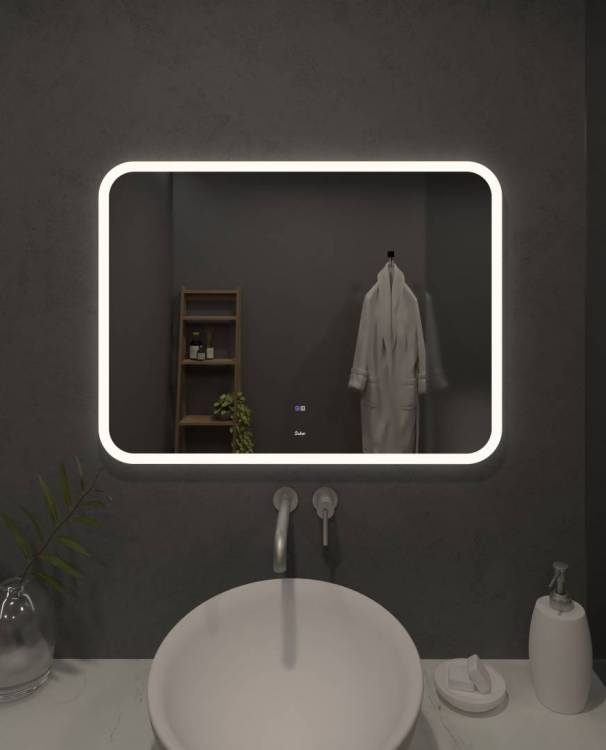 Зеркало Sintesi Jano 100 SIN-SPEC-JANO-100 с LED-подсветкой 1000x700, с подогревом