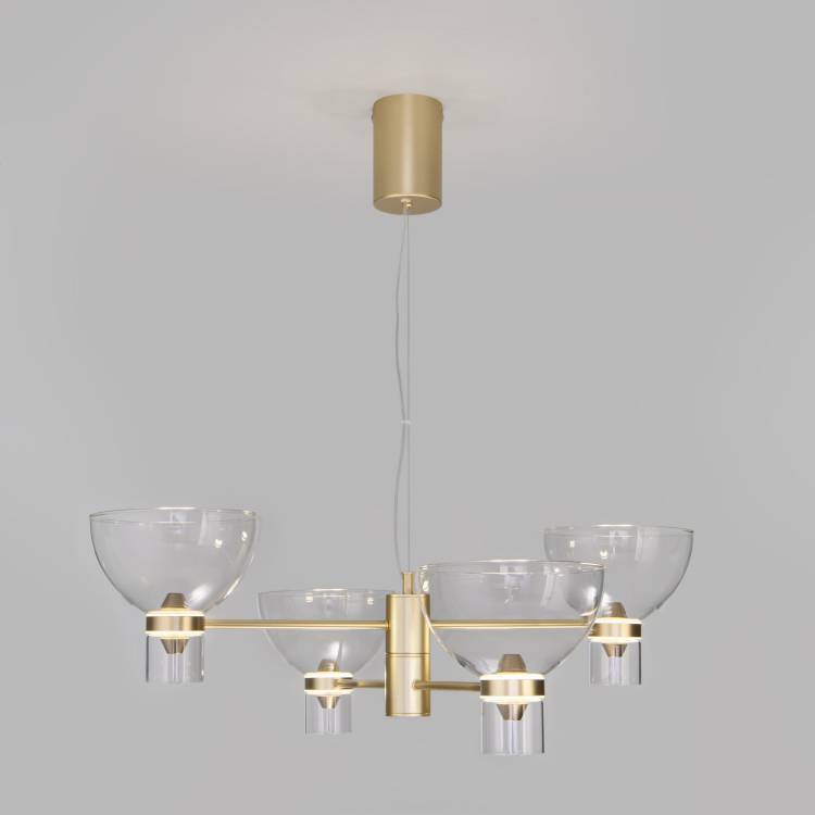 Подвесной светодиодный светильник Eurosvet Vial 204053 LED латунь