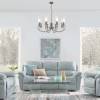 Подвесная люстра Eurosvet Banci 60117/8 никель Smart фото 4