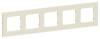 Рамка 5-постовая IEK Flite FI-M52-32-20-K86 сливочный