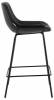 Стул полубарный Stool Group Деймон AV 463-Pb-08(PP) экокожа черный фото 3