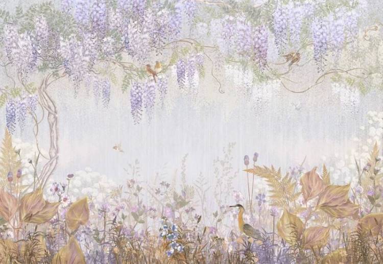 3D Фотообои Artegrafico «Сиреневый рай» ED-017 канвас