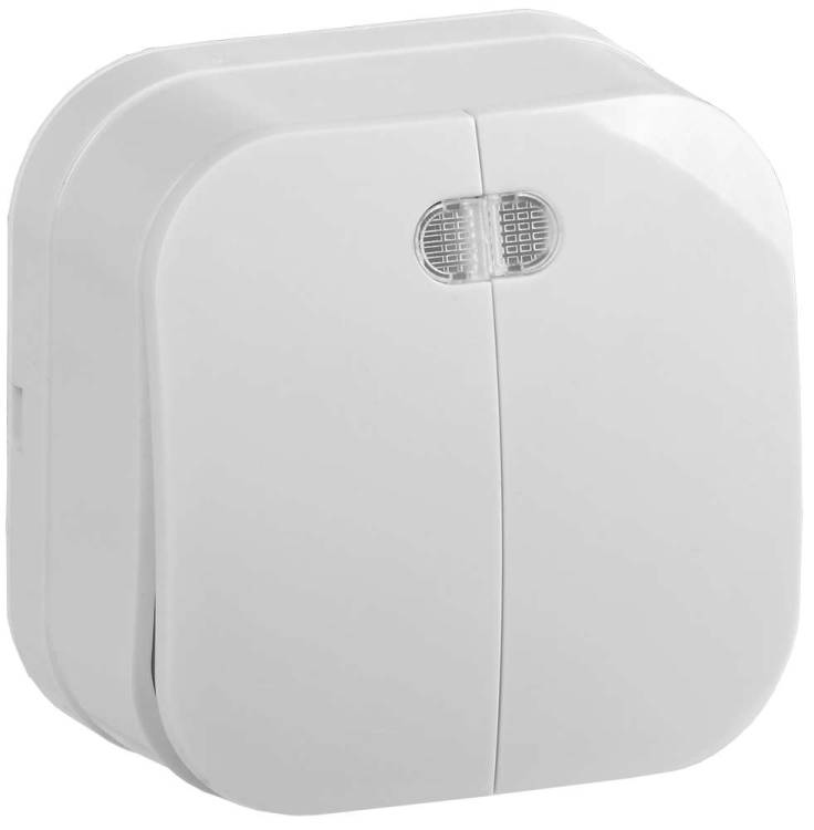 Выключатель 2-клавишный IEK Glory EVH21-K01-10 белый