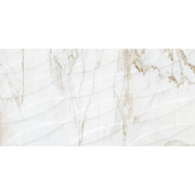 Керамогранит Kerranova Marble Trend K-1001/SCR Calacatta Sat.Rect.Struct. 30x60