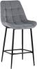 Стул полубарный Stool Group Флекс AV 405-V12-08 (PP) велютто серый