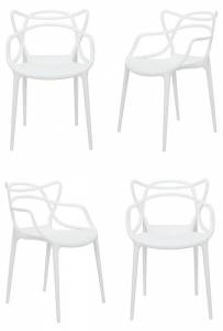 Комплект стульев Bradex Home Masters FR 0215K белый 4 шт.