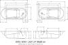 Акриловая ванна Riho Bathtubs B082005005 Lazy 180x80 правый - plug & play фото 3