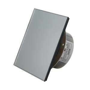 Вытяжной вентилятор SlimVent МV 100 96129 стекло, серый матовый