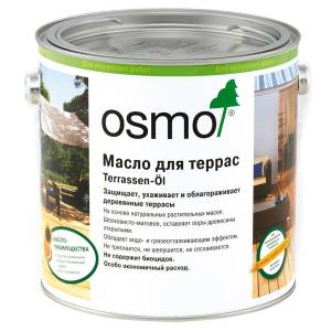 Масло для террас Osmo Terrassen-Öl 016 масло для бангкирай темное 2.5 л