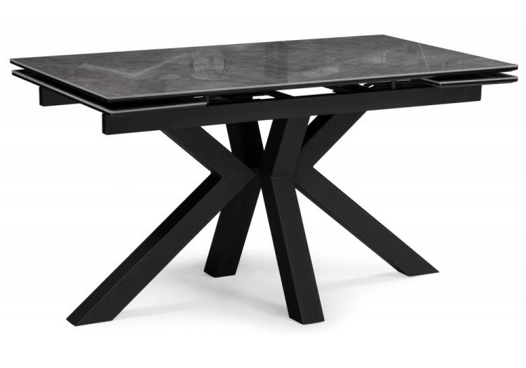 Стол Woodville Бронхольм 588062 baolai, черный 140(200)x80x77