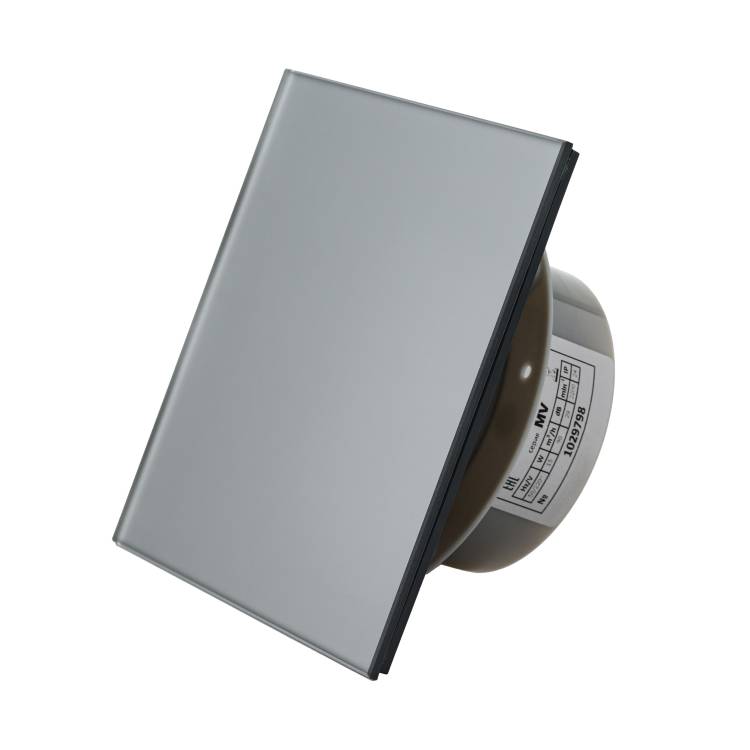 Вытяжной вентилятор SlimVent МV 100 96129 стекло, серый матовый